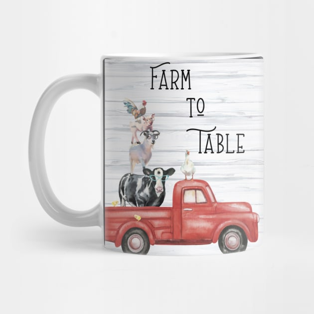 Farm Animal Family B2 by Jean Plout Designs